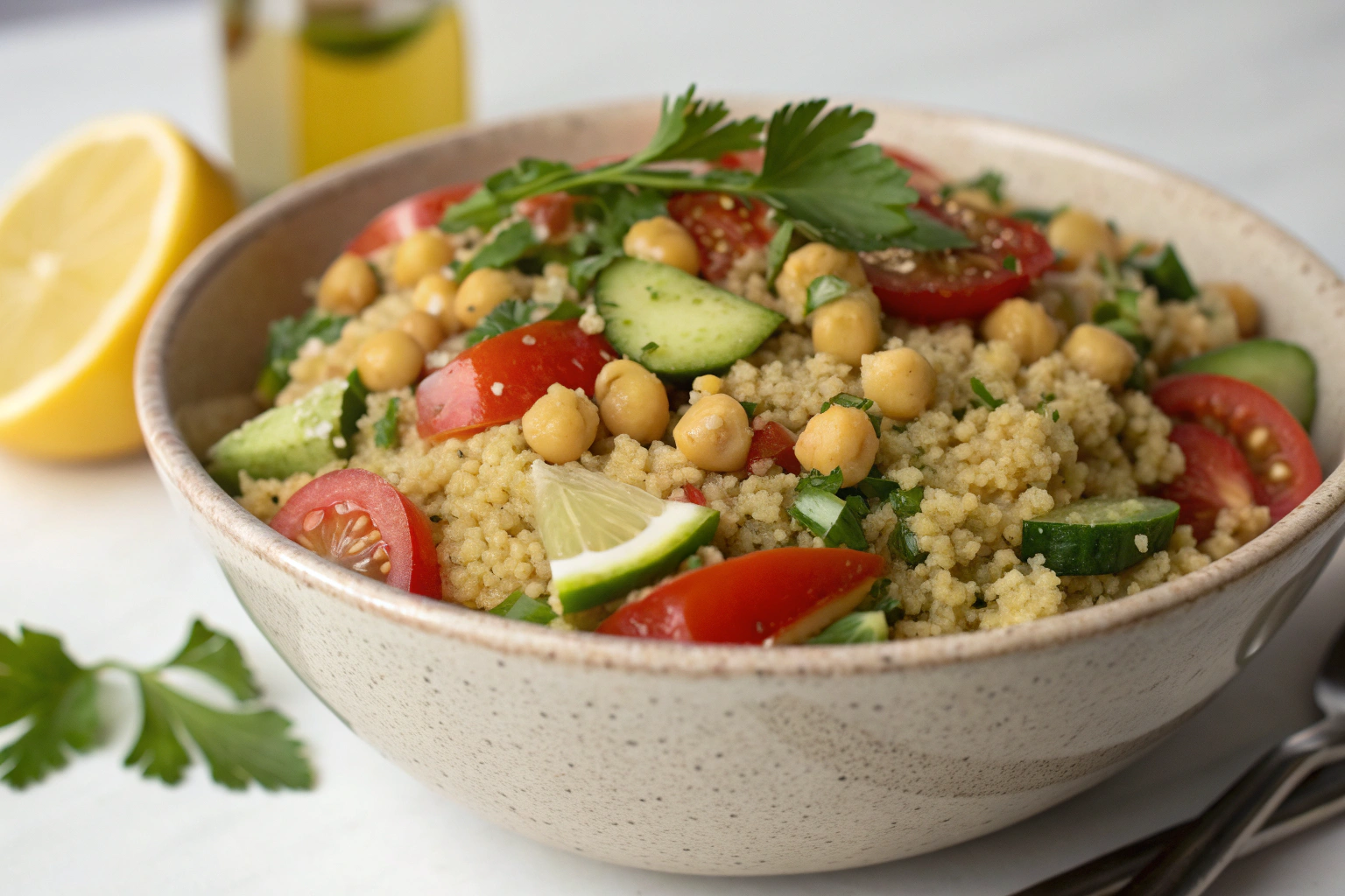 Bulgur-Salat mit Kichererbsen featured image