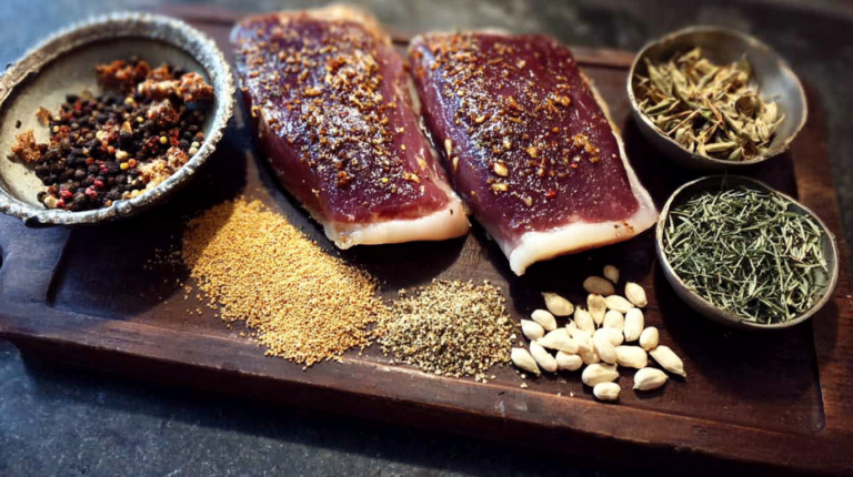 Gewürzgetrocknete Entenbrust