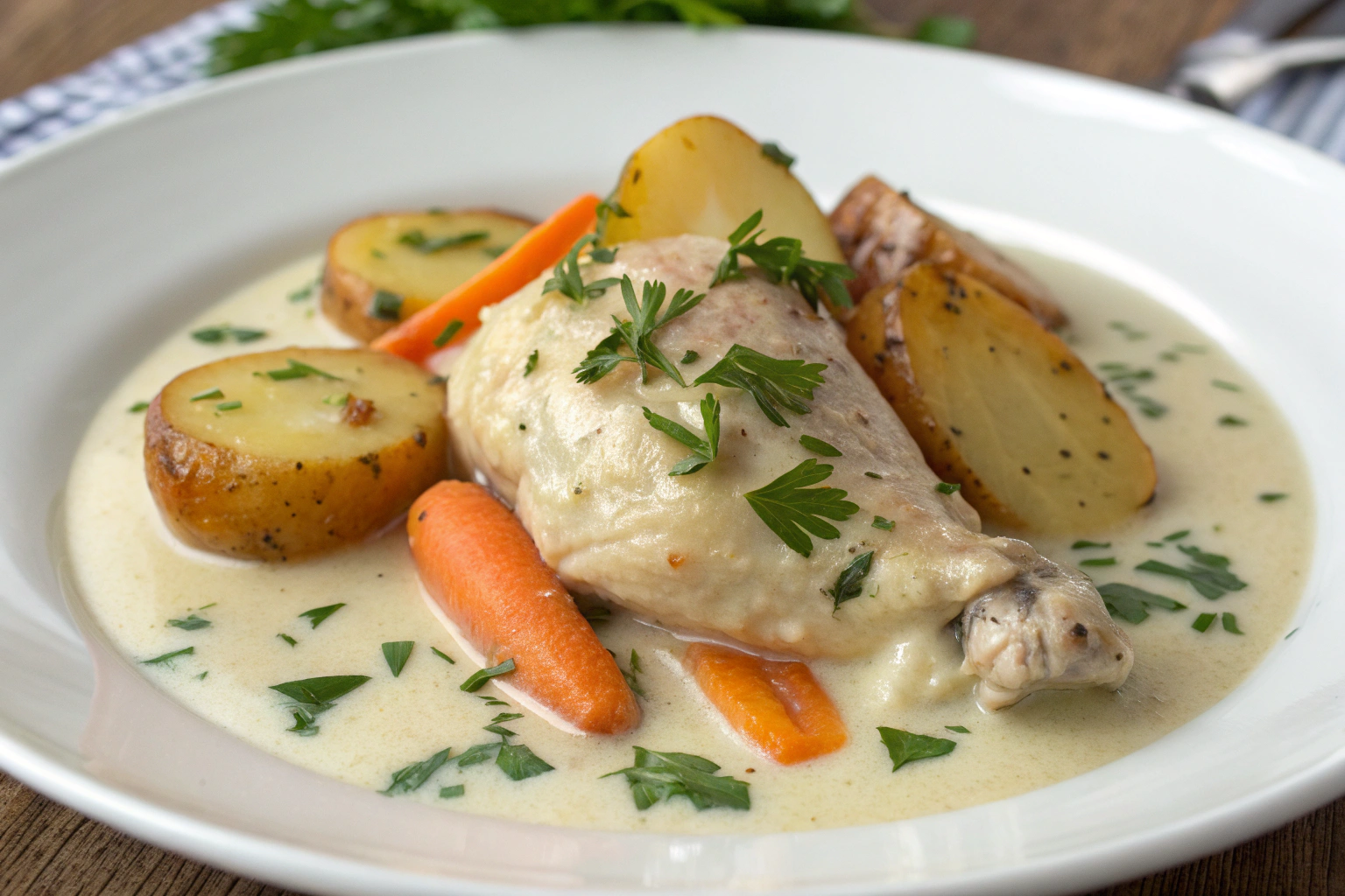 Kapaun in Blanquette-Sauce featured image