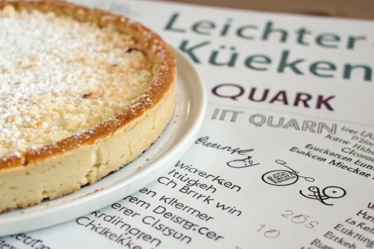 Leichter Kuchen mit Quark