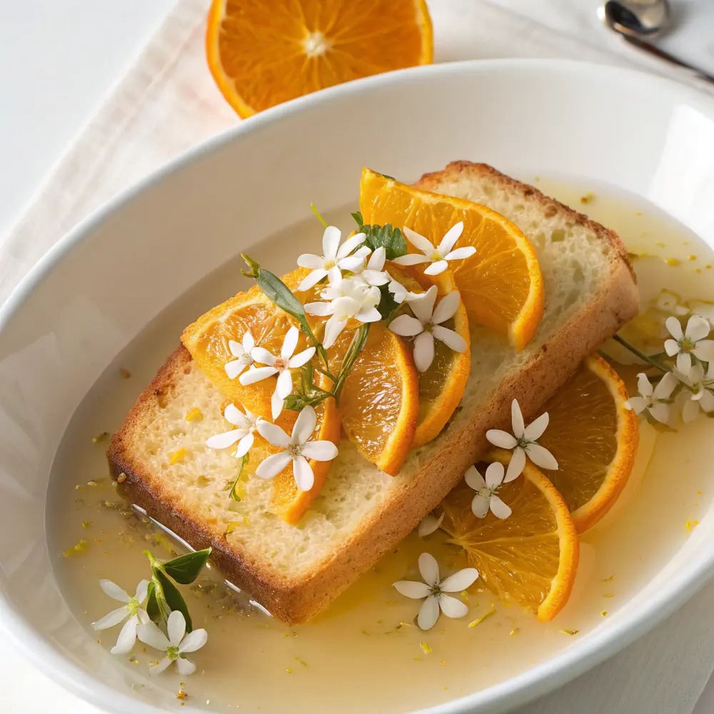 Brioche mit Orangenblütenwasser