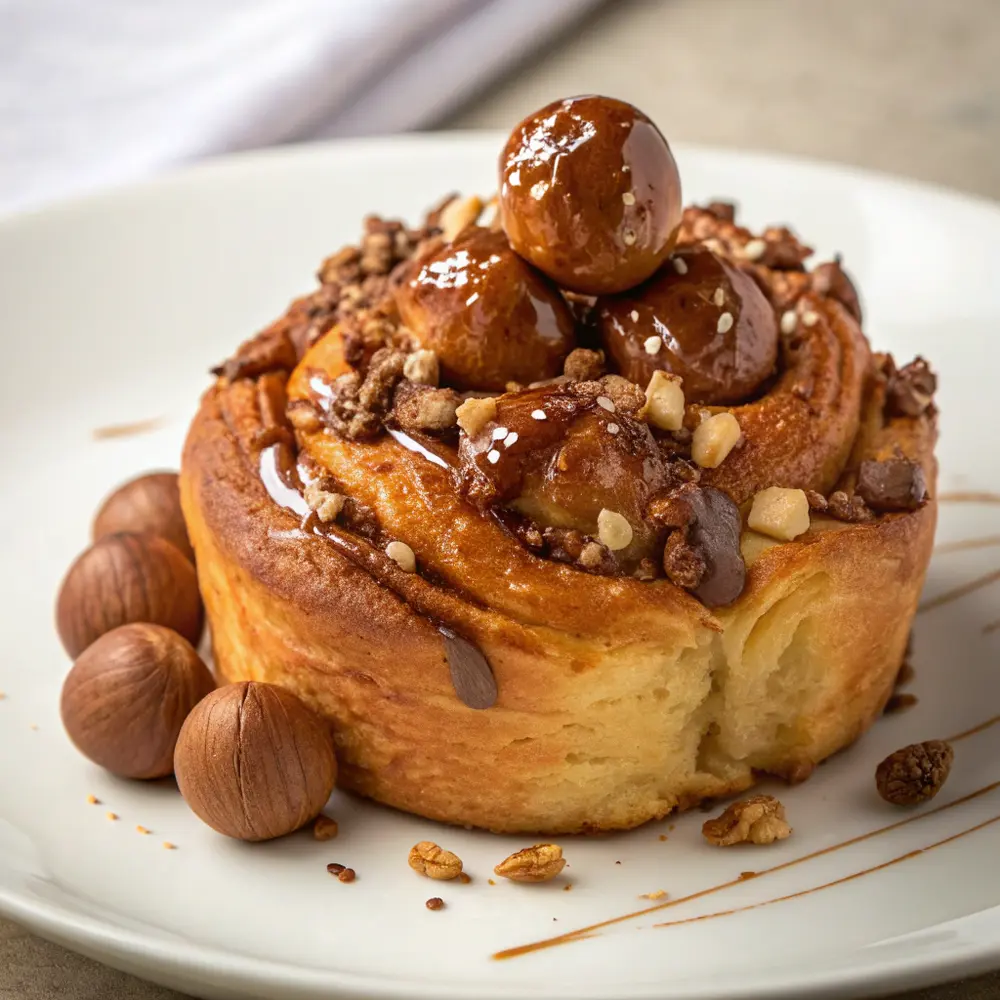 Brioche mit Pralinen