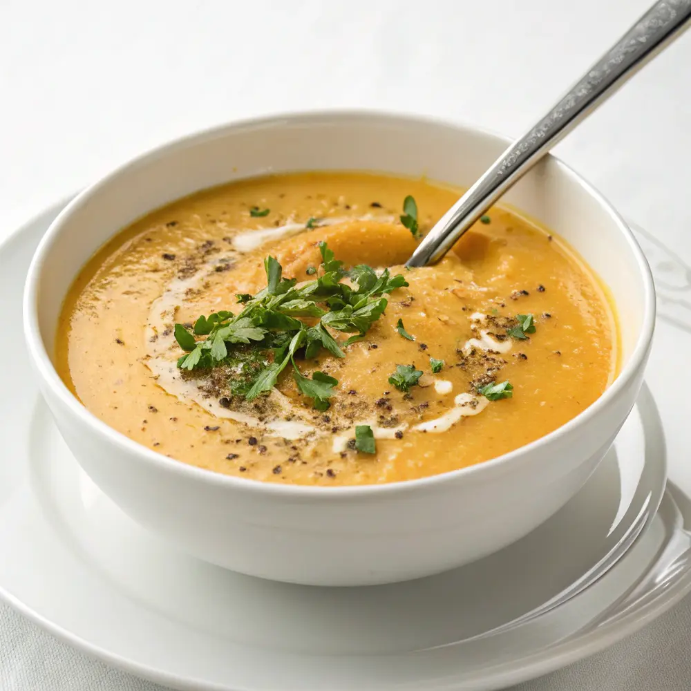 Butternut-Süßkartoffel-Cremesuppe