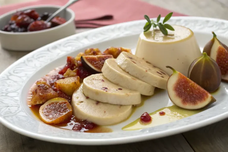 Foie-gras-Pannacotta mit Feigen-Apfel-Kompott in nur 155 Minuten