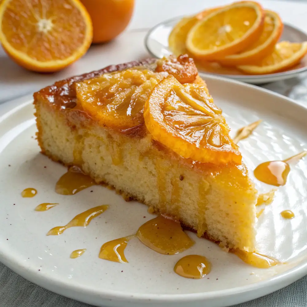 Orangenkuchen mit Orangensirup