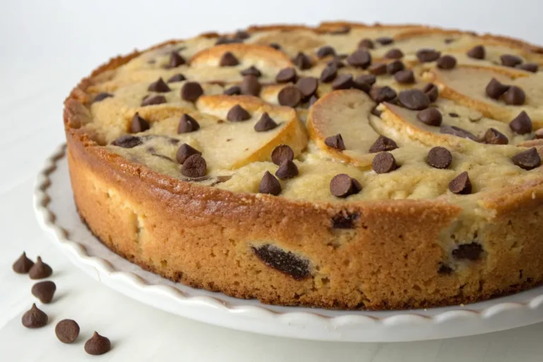 Saftiger Birnenkuchen mit Schokotropfen in nur 60 Minuten