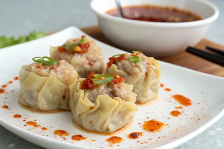 Siu Mai mit Chiliöl: Asiatische Teigtaschen in 13 Stunden zubereiten