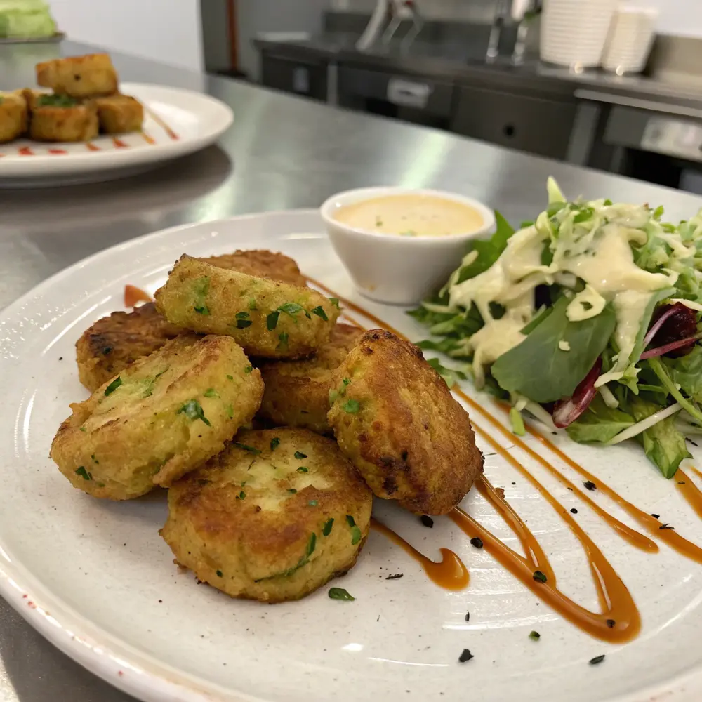 Zucchinifritter wie Acras