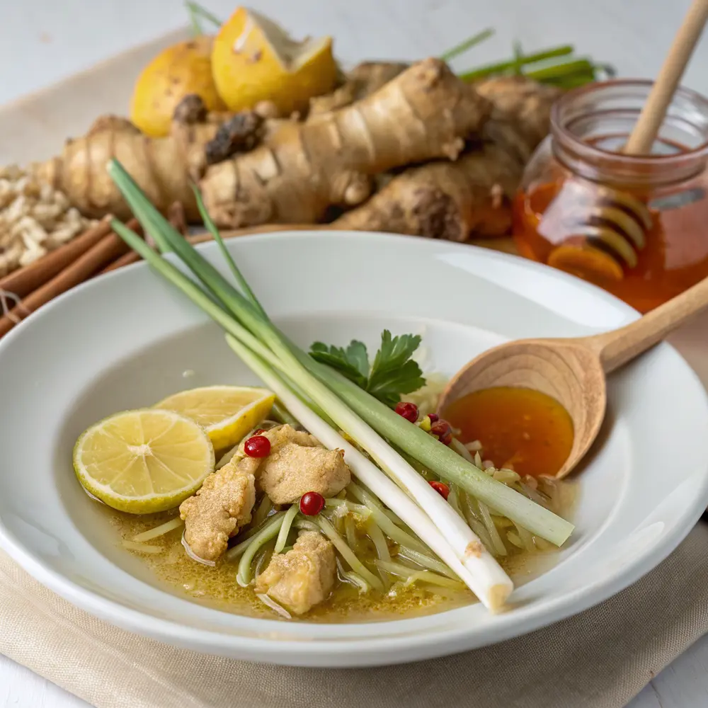 Ingwer Honig Zitronengras Tee