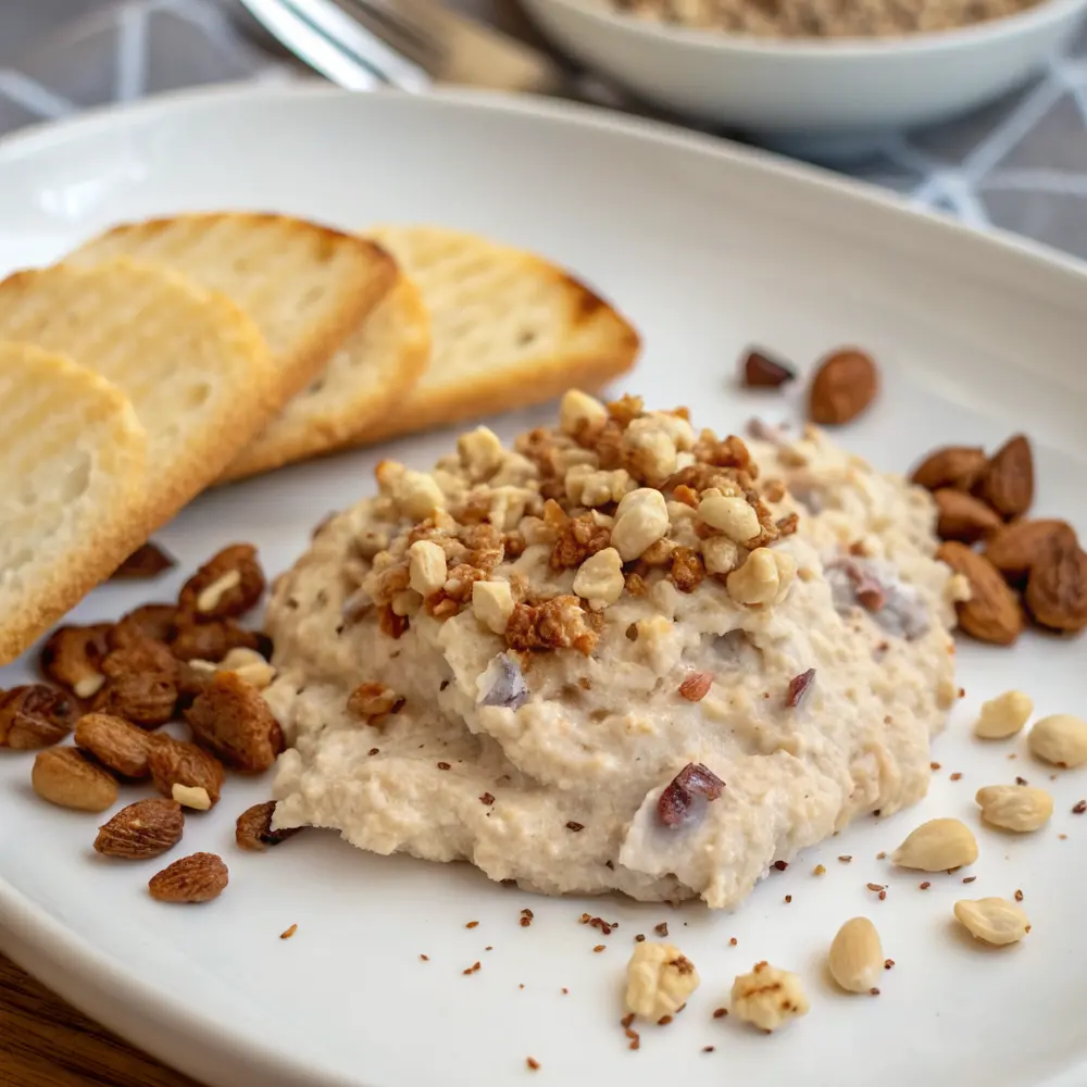 Jakobsmuschel Rillettes mit Haselnüssen