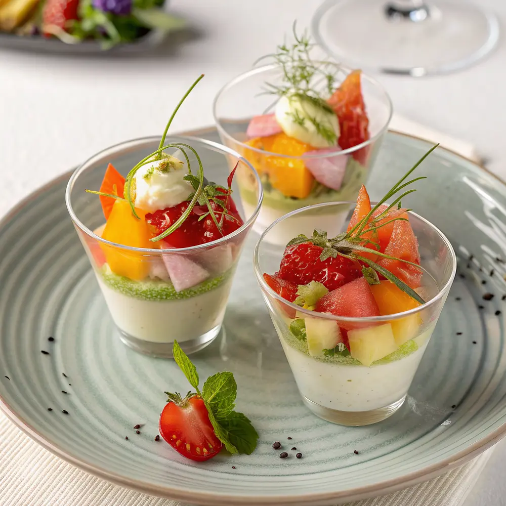 Sommerliche Verrines