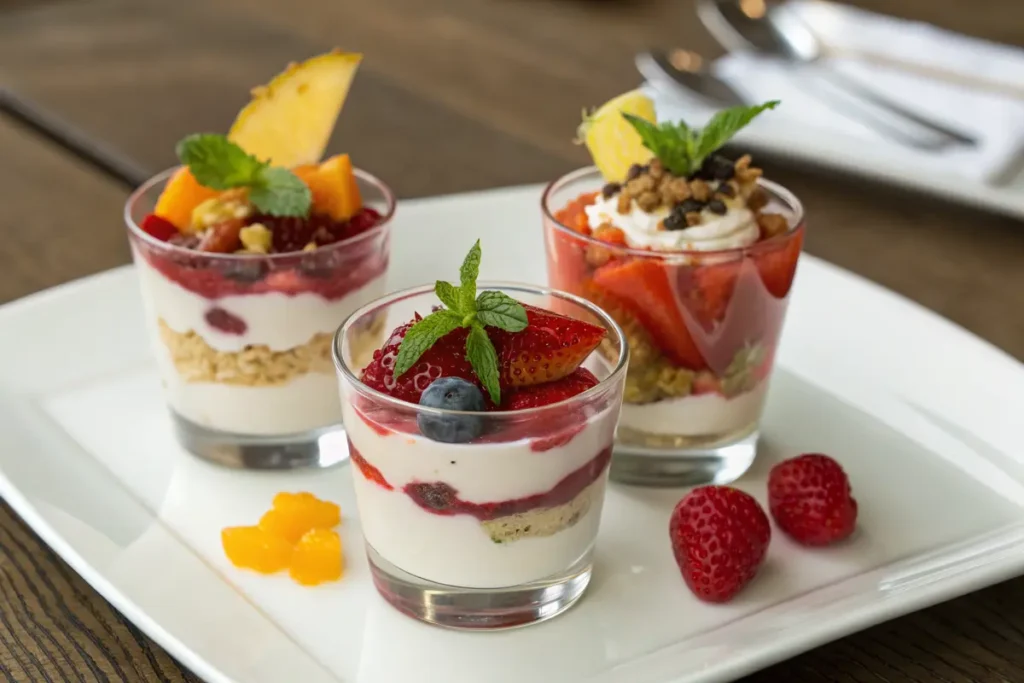 Sommerliche Verrines