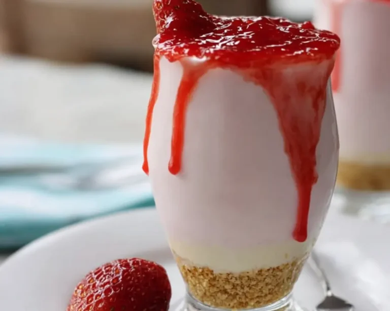 aardbei cheesecake milkshake