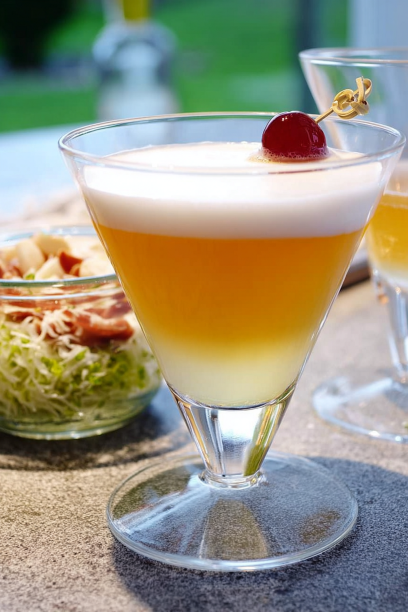amaretto sour cocktail