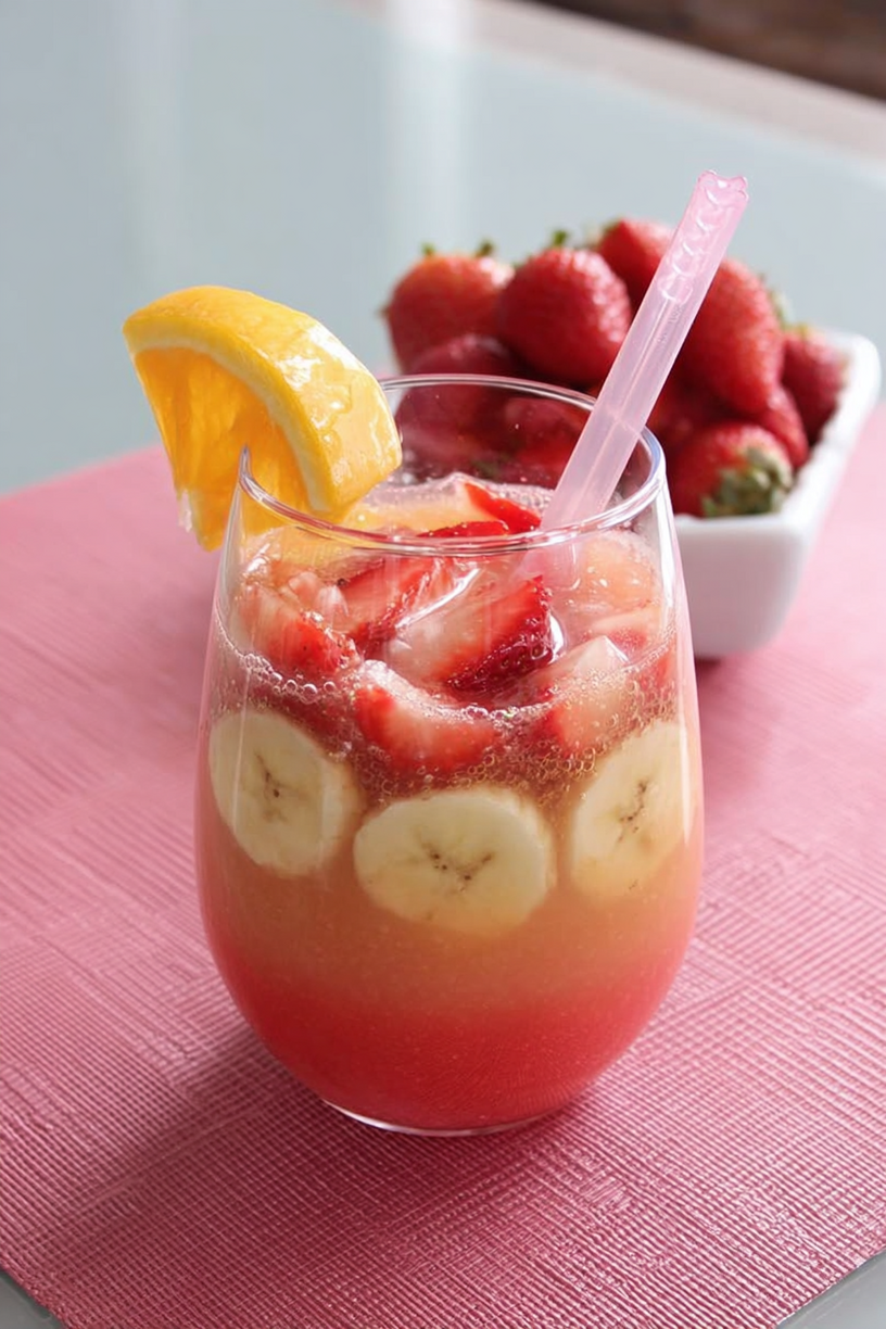 banaan aardbei citrus sap