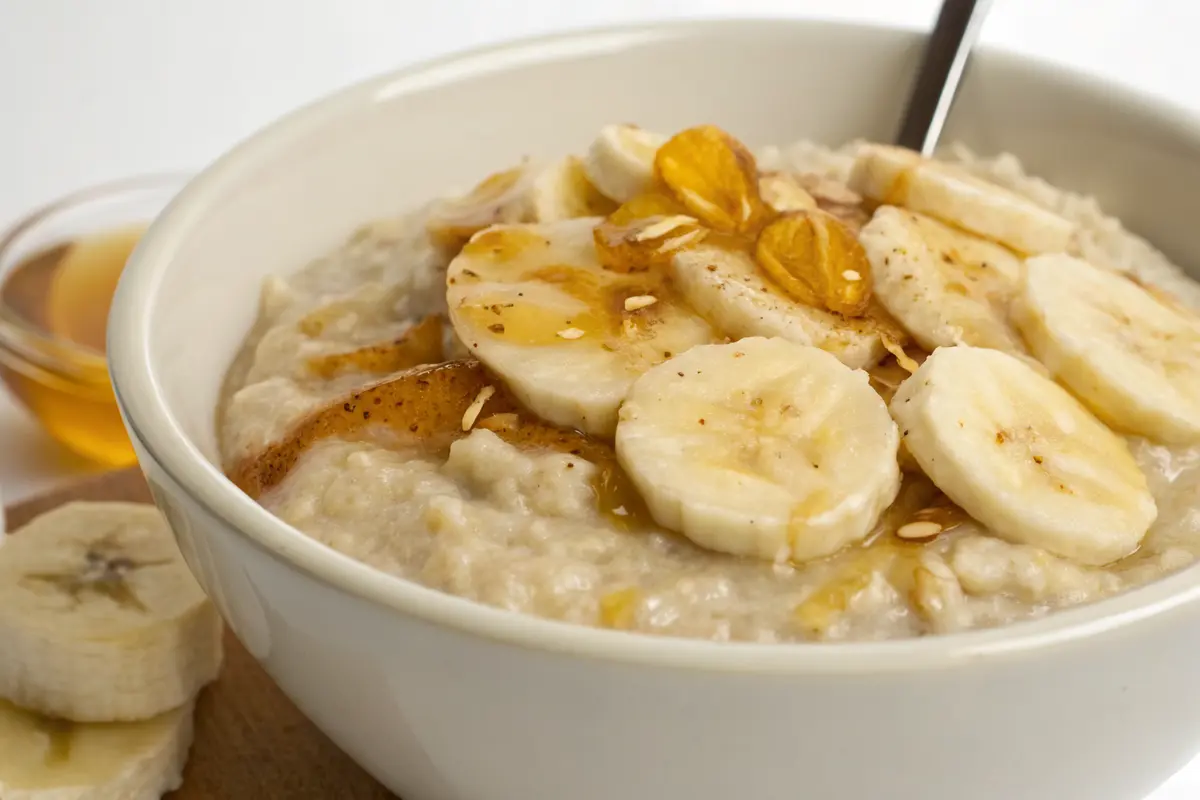 porridge banane miel