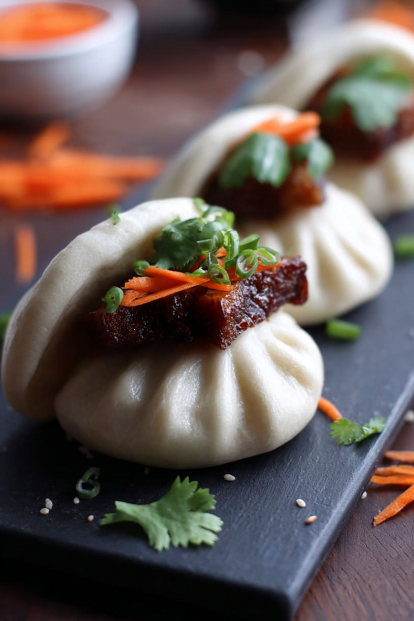 bao buns char siu varkensvlees