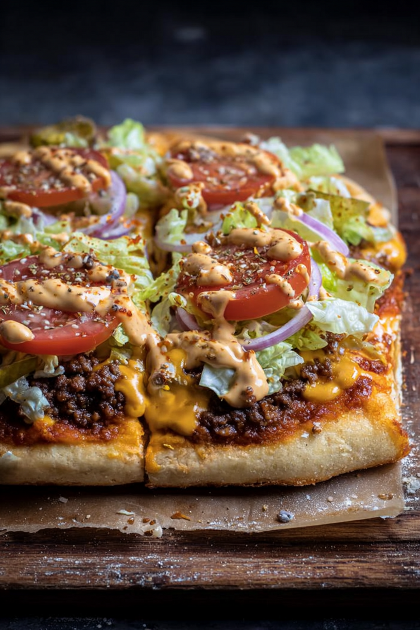 big mac pizza
