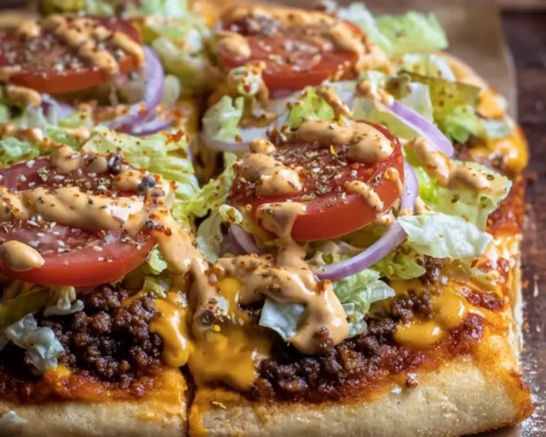 big mac pizza