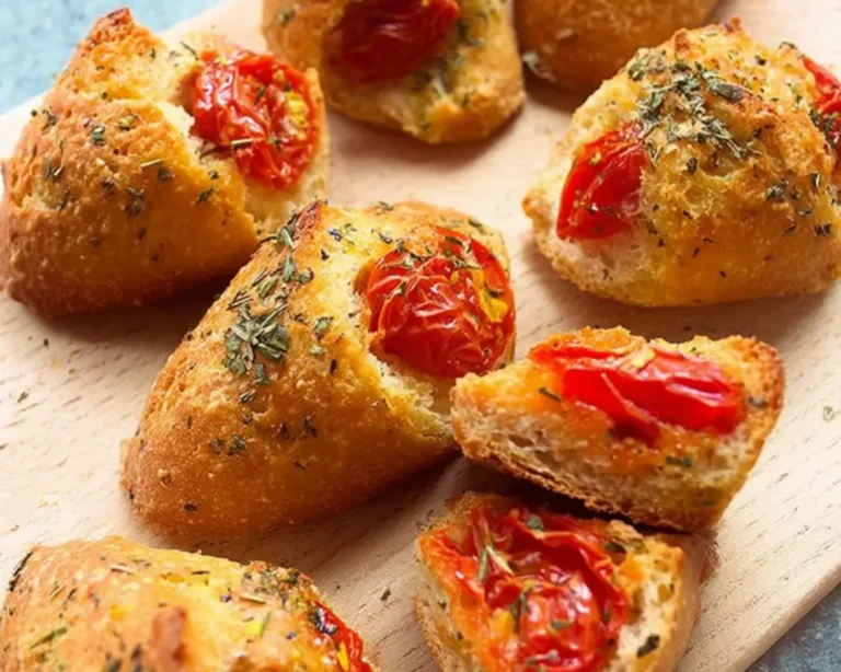 petits pains tomates confites herbes