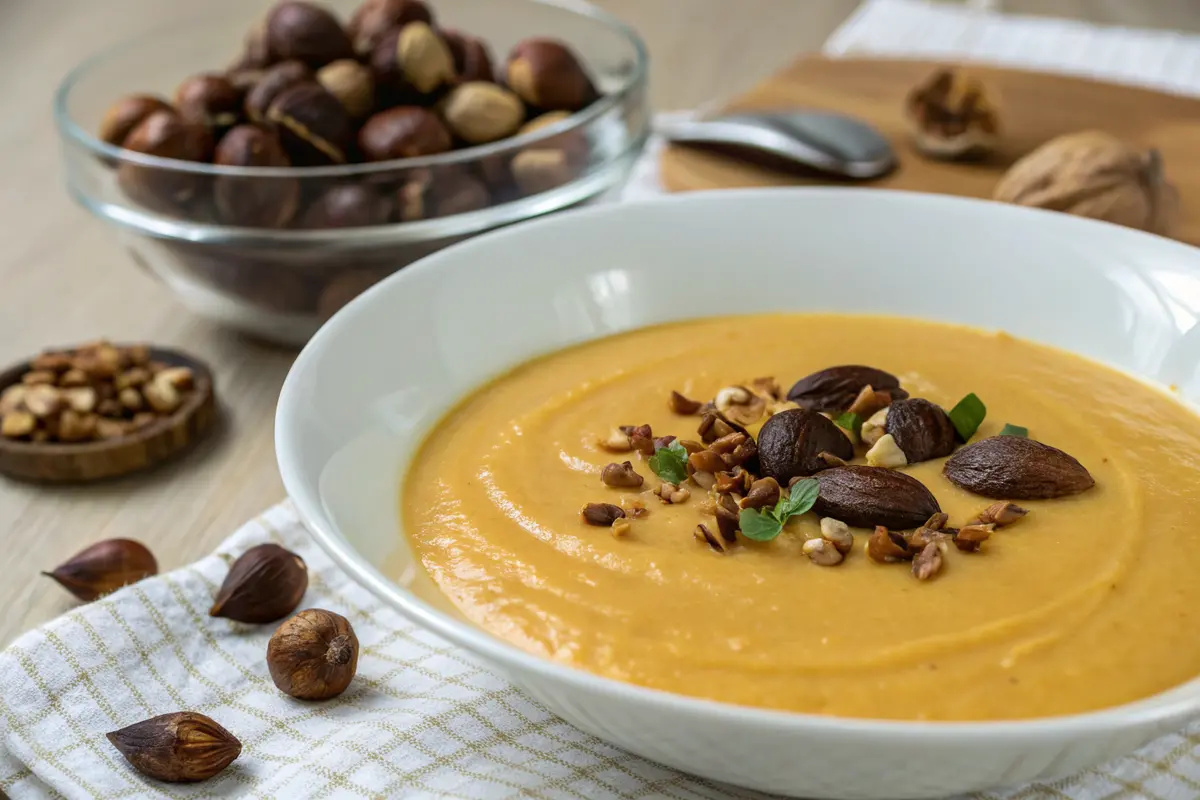 crème butternut châtaignes