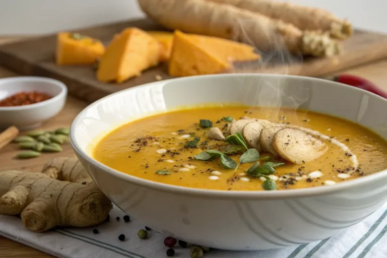 soupe butternut gingembre