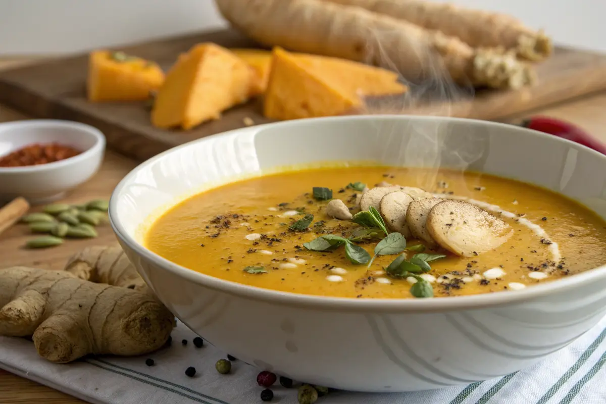 soupe butternut gingembre