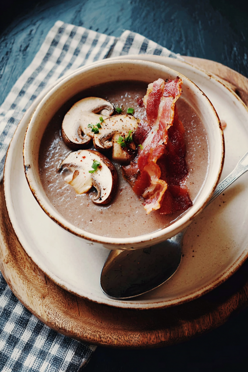 champignonsoep bacon