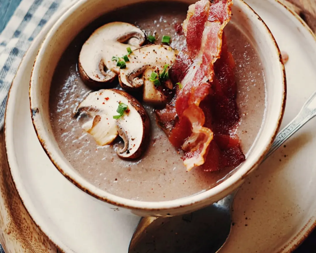 champignonsoep bacon