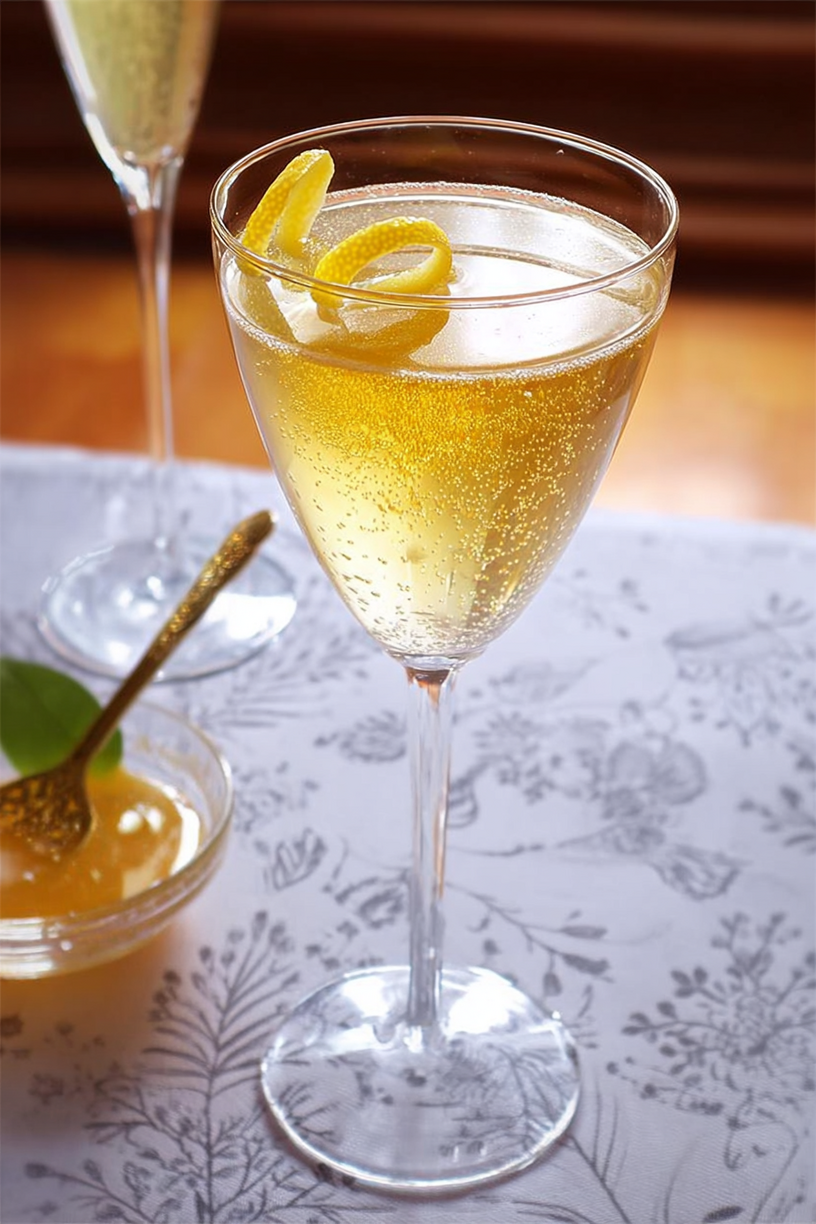 citroen gember champagne cocktail