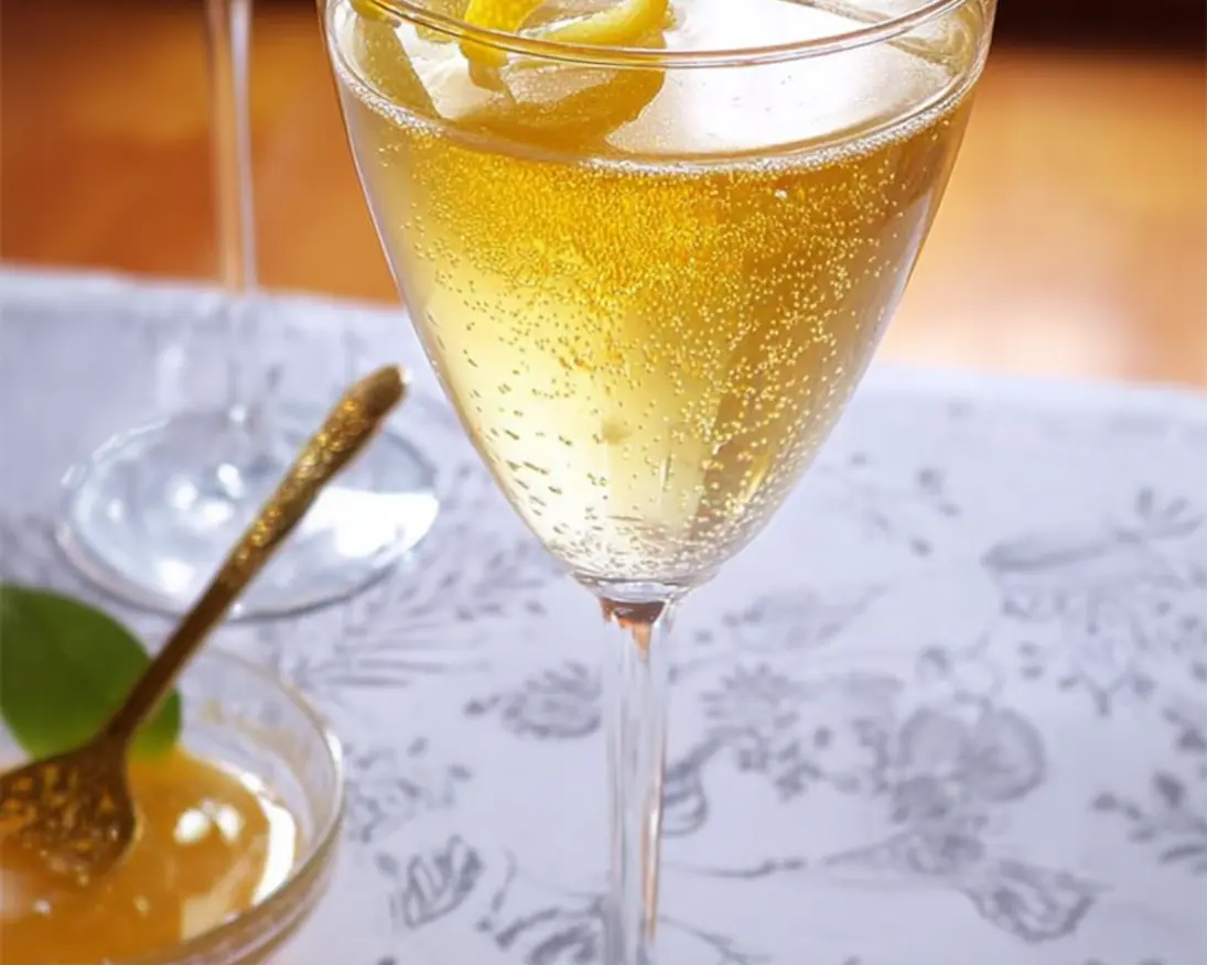cocktail citron gingembre champagne