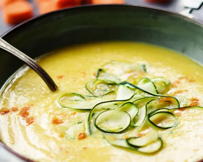 courgette wortel soep kiri kaas