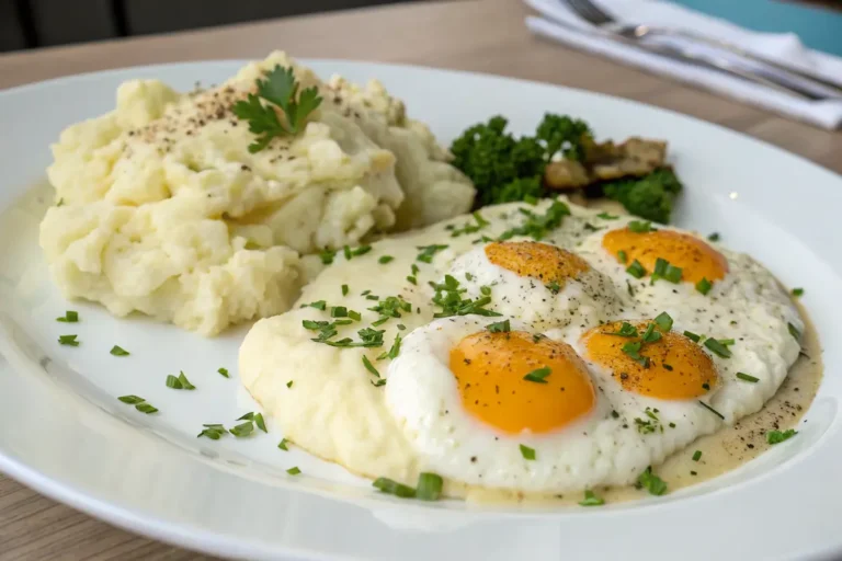 oeufs nid purée chou fleur