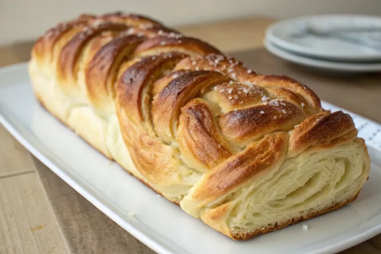 brioche feuilletée tressée