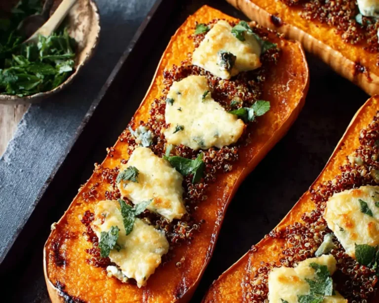 geroosterde butternutpompoen quinoa kaas