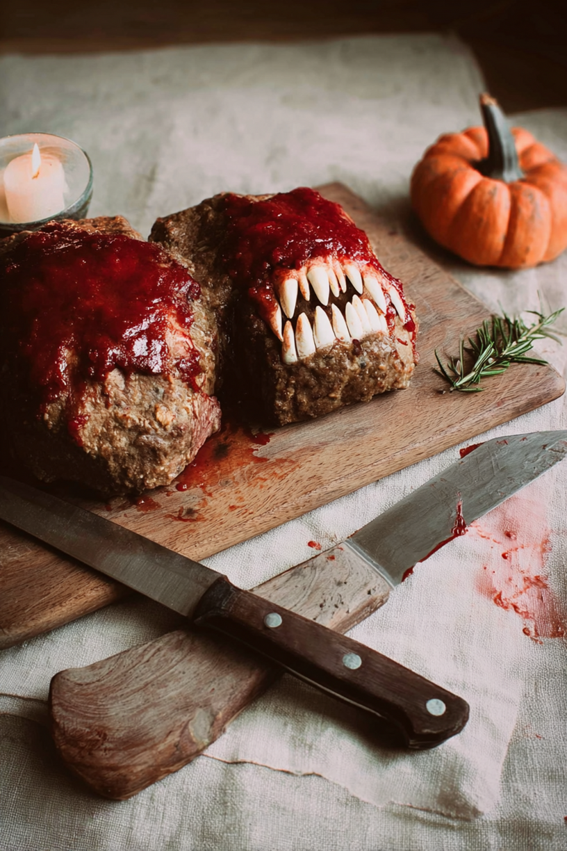 Halloween-Fleischbrot