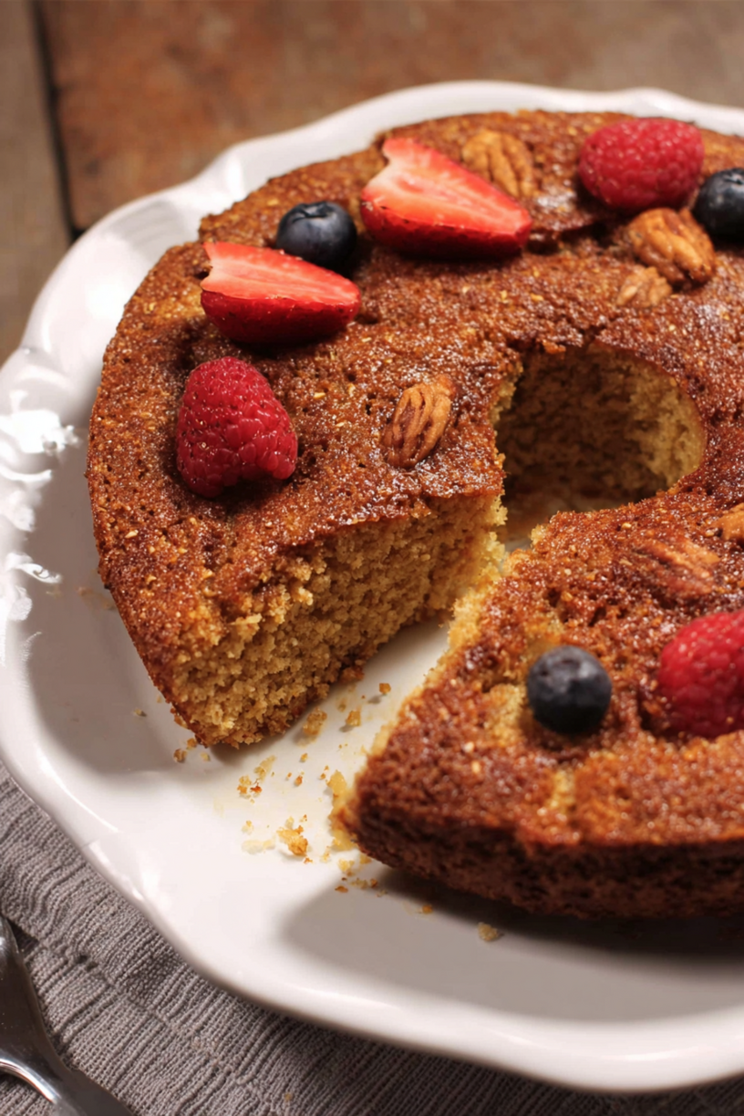 havermout cake gedroogd fruit
