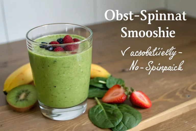smoothie fruits épinards