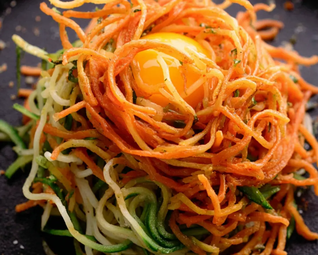 oveneieren spaghetti groenten