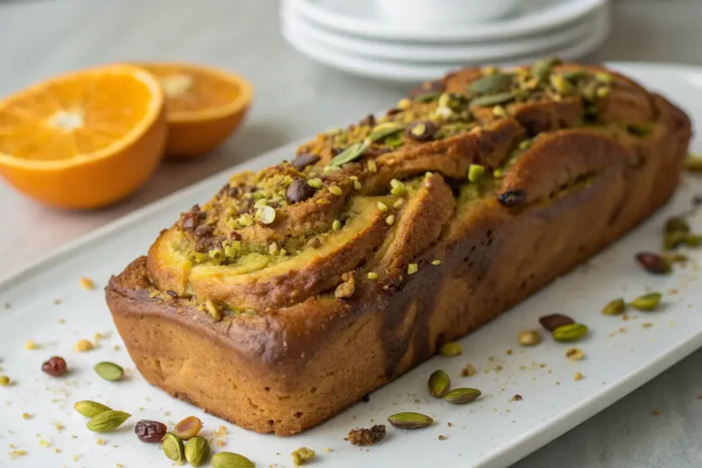 babka pistache fleur d'oranger