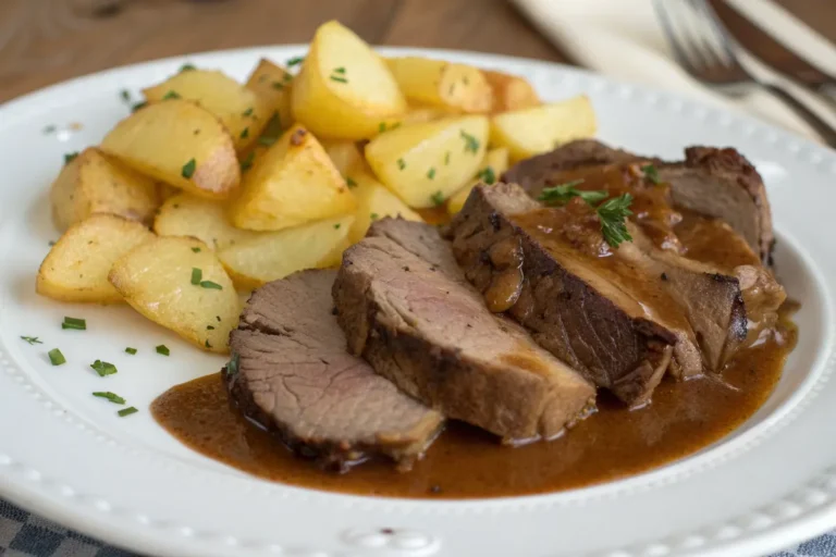 rôti b uf frites patate