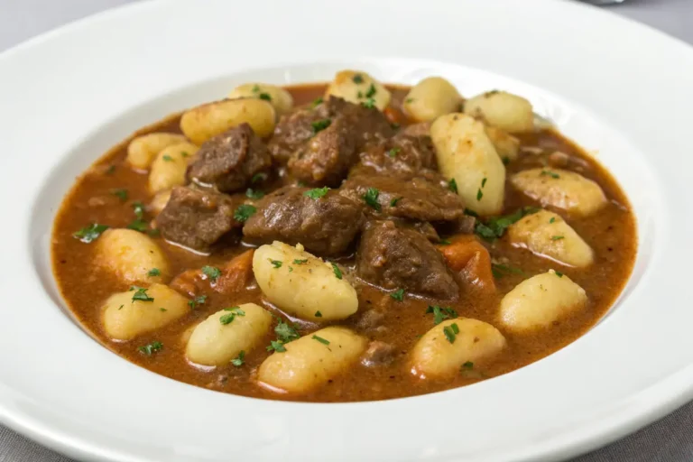 ragoût b uf gnocchi