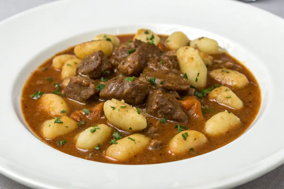 ragoût b uf gnocchi