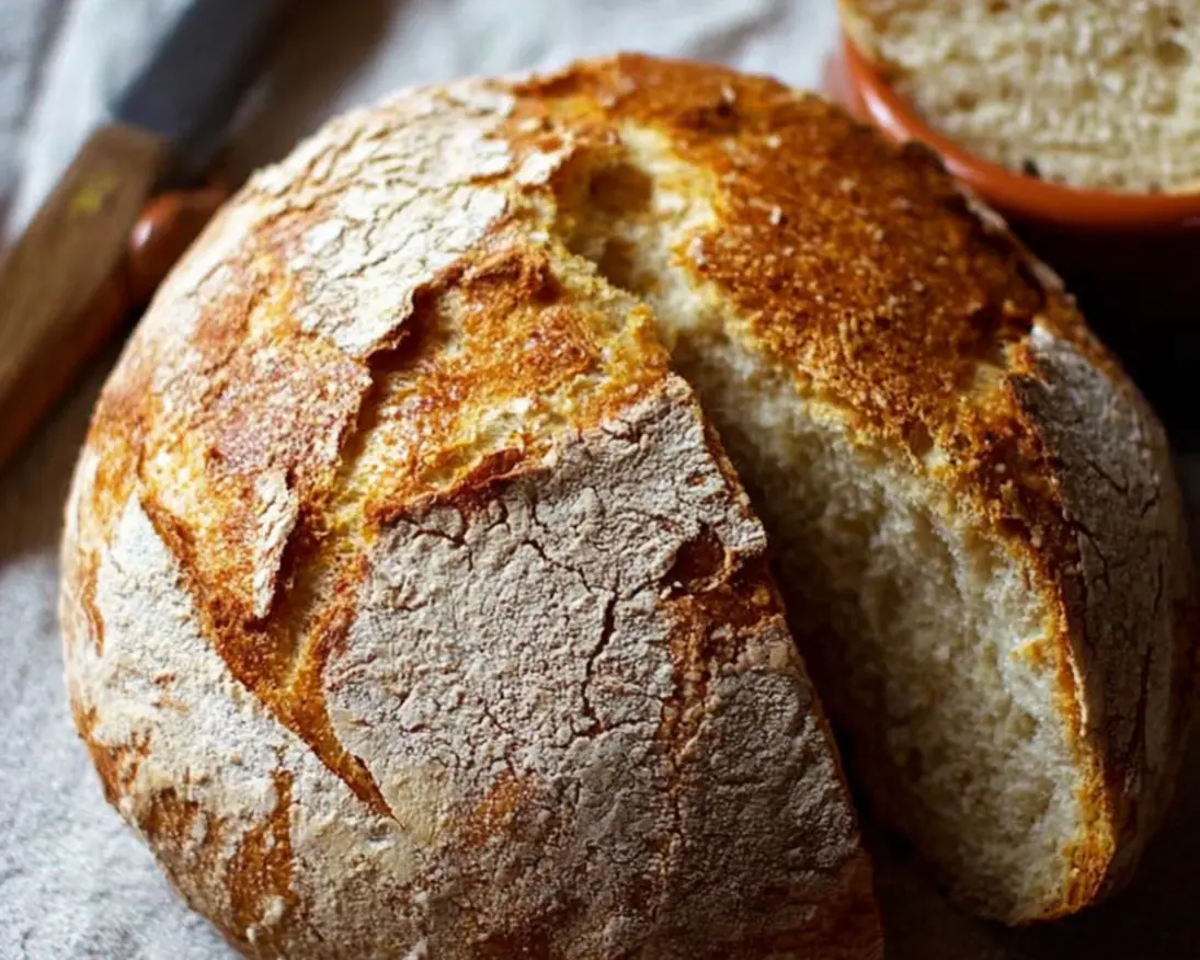 wit brood uit de pan