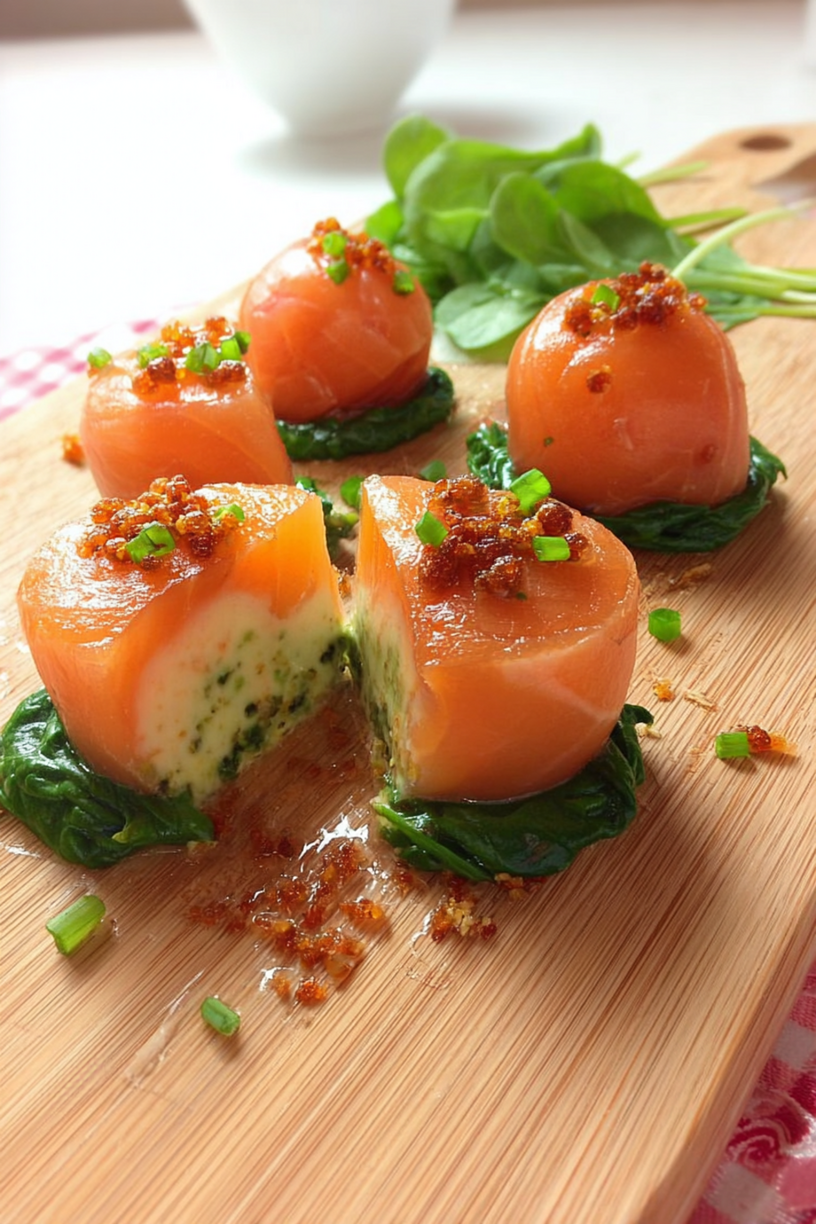 zalm spinazie dariole