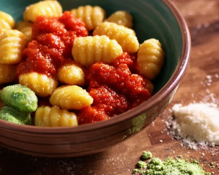 gnocchi drie kleuren