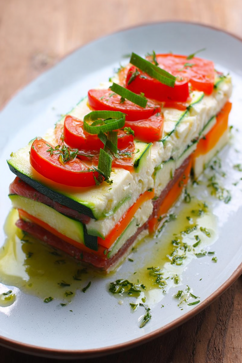 groenteterrine mozzarella