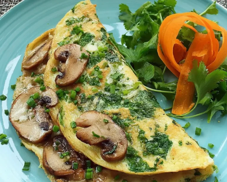 omelet champignons kruiden