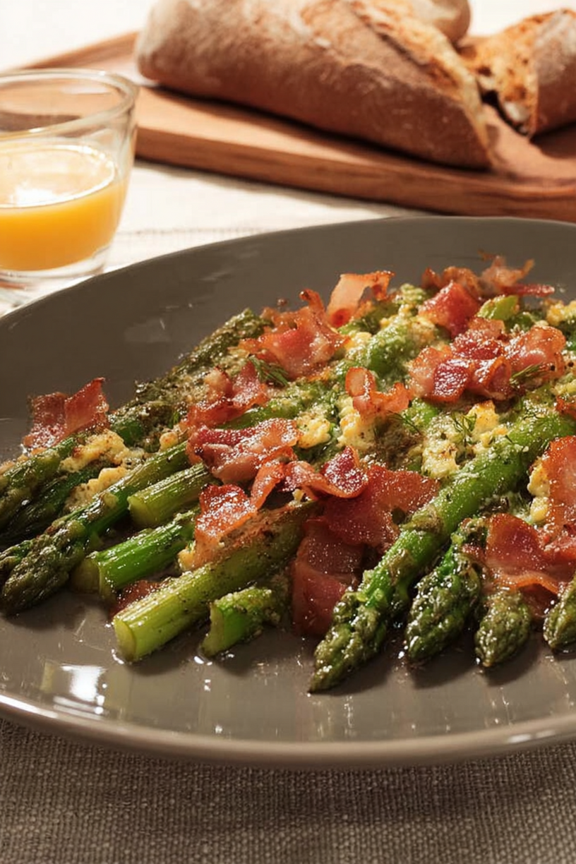 roerei asperges bacon