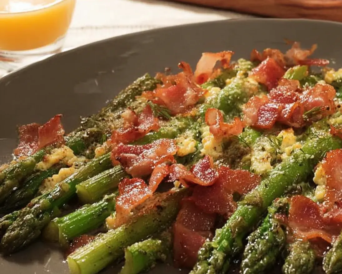 roerei asperges bacon